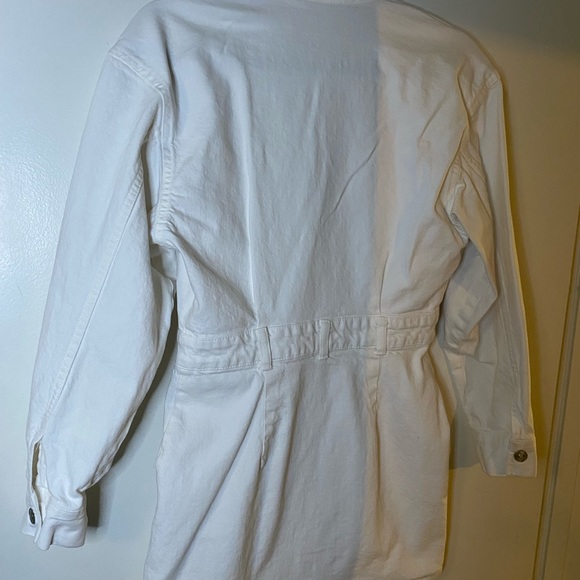 Zara White Denim Dress - Picture 5 of 5